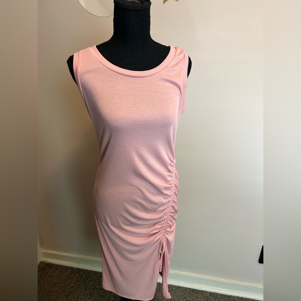 Light Pink Sleeveless Summer Dress size Large NWT